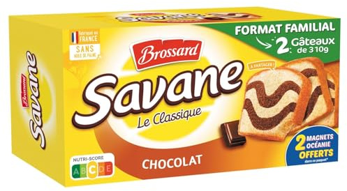 SAVANE – Gâteaux Moelleux au Chocolat Intense, Plaisir Authentique pour la Pause (2x300g) - Le lot de 3