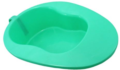HOLIDYOYO Bassin de Lit à Poignée pour Personnes Âgées Alitées, Urinoir de Lit en Plastique, Surface Lisse Facile à Nettoyer, Usage Hospitalier Domicile, Soins Infirmiers pour Patients