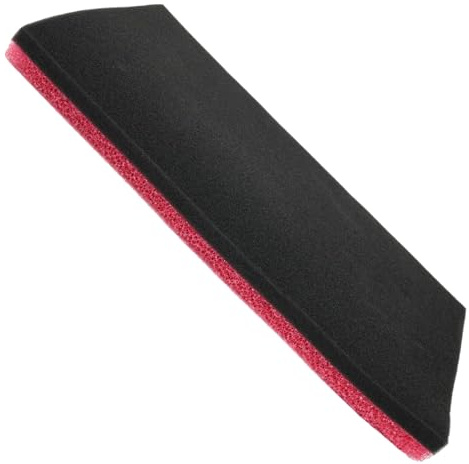 Flewdart Filtro de aire espuma doble densidad universal 300 x 210 x 20 mm, filtro de aire esponja placa para para aire, coche, moto, ciclomotor, quad, motocultor, cortacésped, aspiradora