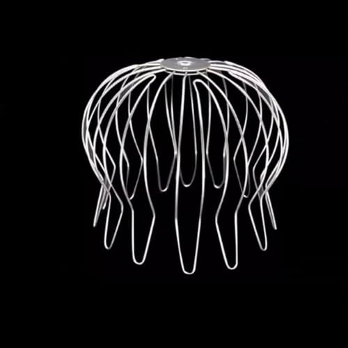 Besttoolifes Filtro per grondaia per tubo della pioggia, copertura di scarico del tetto e del balcone, filo zincato a caldo, per una facile installazione, adatto per tubi di diametro da 140 mm a 220