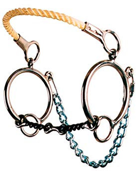 Reinsman 903 anello combinazione Rope nose Hackamore; Fase e