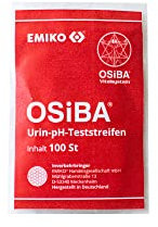 Emiko pH-Indikatoren Urin/pH 5,6-8,0-100 Stück Nachfüllsteifen für die Urin pH-Wert Messstation