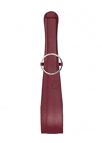 Shots Ouch! Halo - Belt Flogger - Burgundy