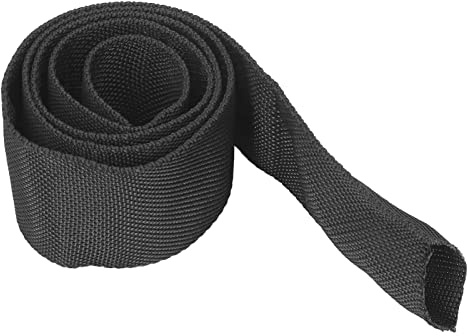 Winch Rope Protector, Wih Line Sleee Wih Rope Sleee Polyester Protective Sleeve, Proctor Chain For 5Cm/1.97In Width Cable Line Hose Sheath Cover Welding Hydraulic Stick Cables Hoses (2M)