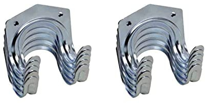 Primes DIY 10 Pack Tool Hanger Hooks Set, Wall Hooks for Garage Shed and Garden Tool Storage Organiser, Wall Mount Garage Hooks
