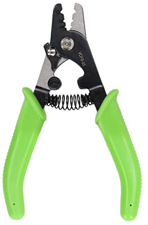 TITA-DONG Pince à Dénuder les Fils à Fibre Optique Verte, 3 Trous de Diamètre, Opération Simple