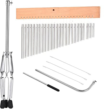 Klangplatten 25 Glocken Stabglockenspiel Stabglockenspiel Einreihig Massives Aluminium Stabwindspiel Schlaginstrument Mit Verstellbarem Montageständer Neu Glockenspiel