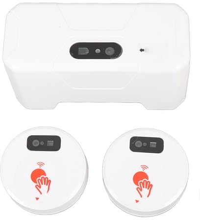 Garsent Ensemble de chasse d'eau automatique avec mécanisme électrique, installation et remplacement pratiques avec 2 capteurs, chasse d'eau automatique étanche pour toilettes et économie d'eau