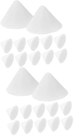 SHINEOFI 2 Sätze Ofenstütznagel Nägel Unterlage TIPP Mini-töpferscheibe Bildhauerei Pastete Rad Töpferwerkzeuge Brief Unterstützung Feuerfest Handhaben Aluminiumoxid Weiß 50 Stück * 2