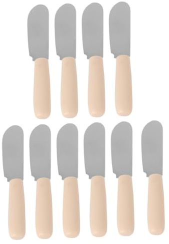 Warmhm 10pièces Couteau à Beurre Et Tartineur Spatule De Cuisson Diy Pour Crème Pâtissière Ustensile De Cuisine Pratique