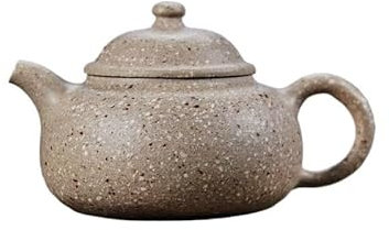 Tetera para Estufa Teteras de arcilla púrpura Retro de 130ml, tetera hecha a mano, tetera de barro de mineral crudo, juego de té chino Zisha Teteras para té