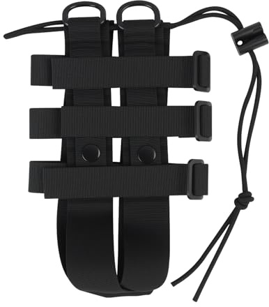 Jecdfs 1pcs Sac de Bouteille d'eau Pochette Militaire Tactique,Pochette Militaire Réglable en Nylon 1000D,Porte Gourde Sac à Dos,Sac Réglable pour Camping, Randonnée, Escalade, Cyclisme