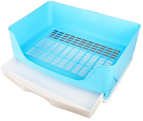 MUELODSIC Toilette per Conigli con Estraibile Vasino Pet Potty Trainer Ecologico e Facile da Materiale Durevole e Design Pratico per Lettiera Conigli Colore Casuale Colore Casuale