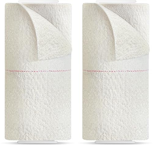 2 Benda elastica adesiva ossido di Zinco TIPO TENSOPLAST (m 4,5x10 cm) 100% Cotone, Latex free, Ideale per Varici e Trombosi