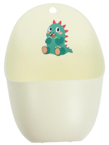 Orinatoio Bambini da Parete Beige in Pp per Bagno | Montaggio a Parete, Pulizia Semplice, Forma Simpatica, Controllo Salute, Uso per Bimbo e Stanza