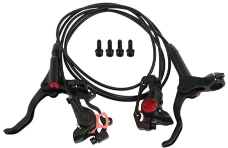 Bakre rullbromssats Hydraulisk cykelbroms HB-875 Mountainbike skivbroms fram 800 mm bak 1400 mm hydraulisk broms MTB cykel(HB875-Black)