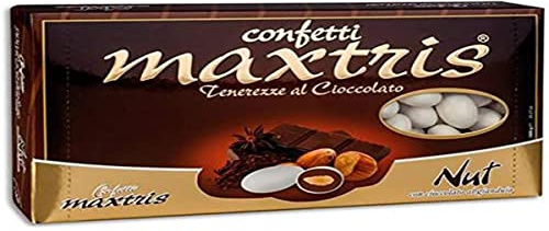 Confetti Maxtris | Italiani Di MANDORLA Gianduia, Nut, 1000 Grammo