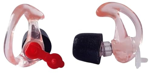 ALVIS Mk5 Taille M — Bouchon Oreille Demi-Mesure Progressif SNR 33 dB, Mousse Comply Interchangeable, Certifié CE EPI, Silicone Médical, Conque jusqu'à 25 mm