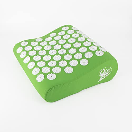 acupresión – Almohada Reposacuellos iplikator 32 x 32 x 10 cm verde Shanti Relajación Cojín