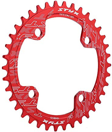 Kettenblatt 104 32,Singd el,Kettenblatt 32/34/36/38 Zähne Kettenblatt Schms Breites Kettenblatt 104 Bcd,Bmx Moutain Fahrrattenblatt Kettenblattschutz Einzelne Geschwindits rbel Ketten - Sc