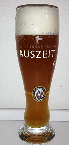 Franziskaner - Vaso de Cerveza Blanca (Cristal, Cerveza Blanca, Vaso de Trigo, 0,5 L, edición Limitada)