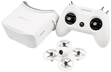 BETAFPV Cetus Kit de Drone RTF avec Télécommande LiteRadio 2 SE Lunettes VR02 FPV, 3 Modes de vol et Maintien D'altitude pour Débutants, pour Vols Plus Rapides et Plus Longs, compatible avec FPV SIM