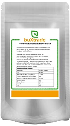 2x1 kg Sonnenblumenlecithin Granulat | E322 | Entölt | Natürlicher Ursprung |