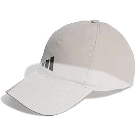 adidas Unisex AEROREADY Training Running Baseball Cap, Wonder Taupe/Black/Black, L
