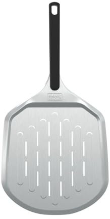 BLACK+DECKER Pizza Oven Metal Peel, Pizza Stone, 12 Inch (BPZA12MP)