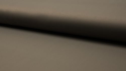 Verdunklungsstoff BLACK OUT Meterware 220g/m² Vorhangstoff lichtundurchlässig blickdicht Gardinen Sonnenschutz Lichtschutz Sichtschutz (Taupe)