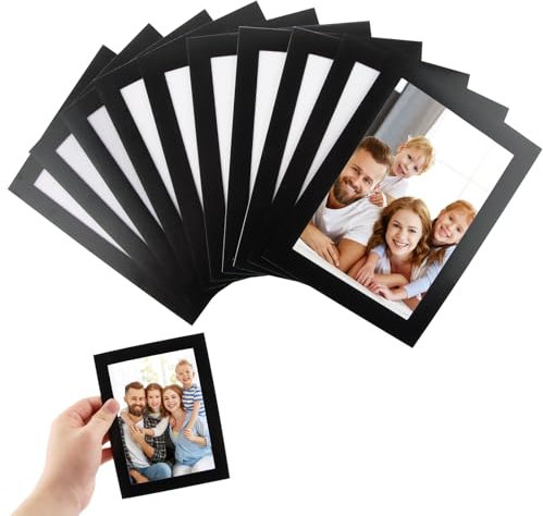 dellyy Marcos de Fotos Magnéticos, 10 Unidades Marcos de Fotos, para Fotos Postales Marco Magnetico A6, Cierre Magnético Autoadhesivo Plegable, para Decoración Pared Frigorífico Hogar