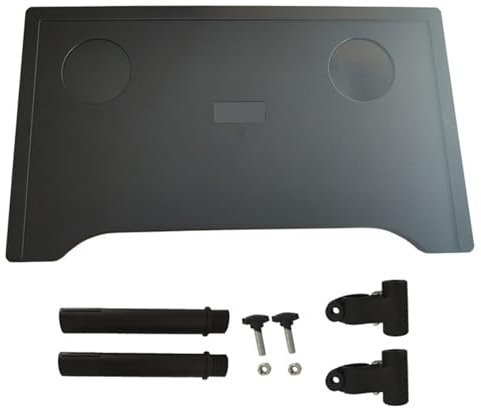 Wheelchair Tray with Cup Holder Dining Stable Wheelchair Table Tray Thick 21x13 in Removable Textured Medical Wheelchair Lap Tray Wheelchair Arms of 19 in (Black),Wheelchair Table Tray