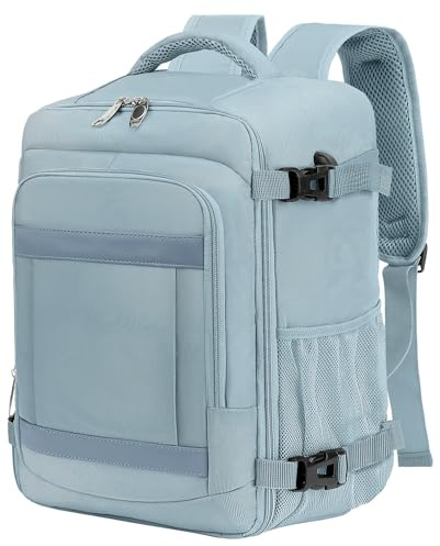 KLOSTAIN Mochila Viaje Cabina Avion 40x20x25 para Ryanair 20L Mochila Cabina Equipaje de Mano Bolso Mochilas Hombre para Portatil Color sólido