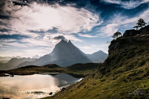 Cuadro valle de ossau – Made in France – Cuadro de cristal acrílico 120 x 80