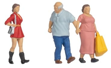 NOCH Figuras de modelo Funny Escenes Parejas, figuras de plástico para H0, complemento perfecto para escenas humorísticas