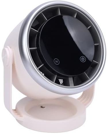 Gugxiom Ventilateur pour Chambre, Ventilateur à Circulation D'air Ultra Silencieux 360 ° Inclinaison Réglable, Ventilateur de Table à Courant anticipé USB Portable, 6 Vitesses,