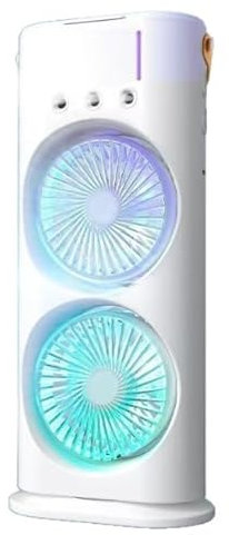 Anluomania Luftkühler, Mobile Klimaanlage, 4 in1 Mobile Klimagerät mit Fernbedienung, Mobile Klimageräte, 3 Lüftergeschwindigkeiten, 3 Nebelmodi, Mini Klimaanlage, Ventilator USB, Mini Klimageräte