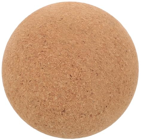 BESPORTBLE Leichter Yoga Faszienball aus Kork mit Hoher Belastbarkeit für Fußmassage und Muskelentspannung zu Hause und Fitnessstudio