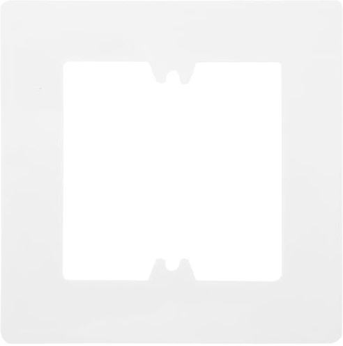 BUTIFULSIC Cubierta de Pared 86 Tipo Color Blanco, Placa de Luz Decorativa Plástica, Protector para Orificio de Interruptor Único, Fácil Instalación para Mejoras del Hogar y Decoración
