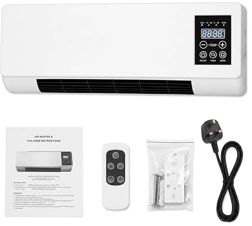 A 2-in-1 wall-mounted fan; plug-and-play with no installation required; an energy-efficient fan suitable for the home, bedroom and office