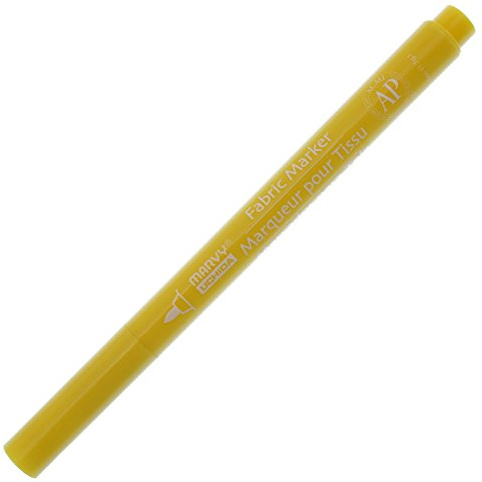 Uchida Pigmented Permanent Fine Point Fabric Marker: Yellow