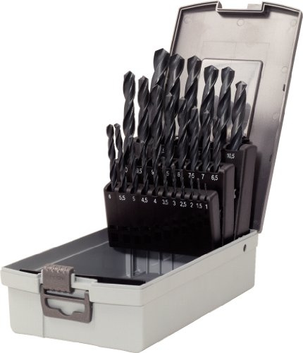KS Tools 330.1623 HSS-R Spiralbohrer-Satz, Kunststoffkassette, 25-tlg., 1-13mm