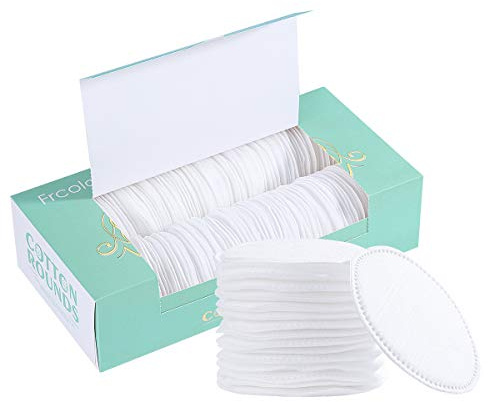 FRCOLOR Wattepads Cotton Rounds Cotton Pads Abschminkpads Make Up Entferner Pads, 200 Stück