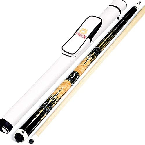 sxlxayxbmsd Billard Queue Billard Queue Spitzen Carbon Fiber Handmade Inlay Queue Carbon-Technologie Low DeflectionAhorn Piano Paint Process 12,75 mm 147 cm 0408(Color:B)