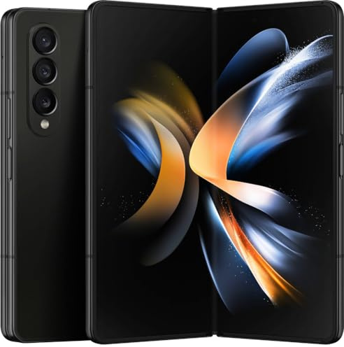 Samsung Galaxy Z Fold 4 Cell Phone, Factory Unlocked Android Smartphone, 512GB, Foldable Display, S Pen Compatible, US Version, Phantom Black (Renewed)