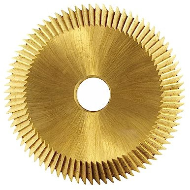 Allayu Sägeblatt Beschichtet Rund 7,3 12,7 100T Metall Sägeblatt Schnellarbeitsstahl Sperrholz Beschichtet Industriell, 70 * 7.3 * 12.7 * 80T