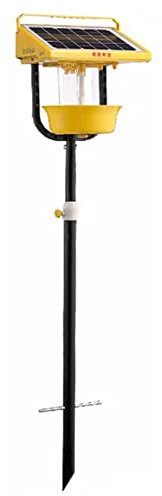Lampe Anti-moustiques à rayonnement Solaire extérieur 4200 V 2 en 1 Anti-Insectes UV, Lampe antiparasitaire agricole, réseau électrique Haute Tension, IPX7, Lampe Anti-moustiques pour étang à poisso