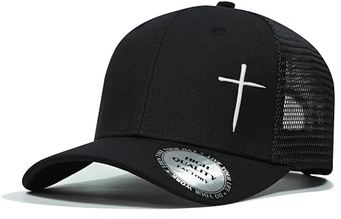 Christian Hats for Men Women,Jesus Cross Hat Christian Religious Gifts for Birthday/Christmas
