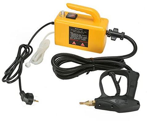 Pulitore a vapore portatile da 2600 W, macchina per la pulizia a vapore ad alta pressione Generatore di vapore da 3,5 bar con testine a tubo di prolunga per cucina domestica, auto, bagno, mobili,
