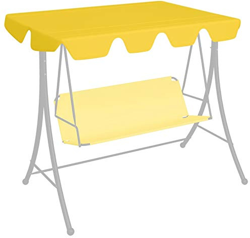 Rantry Ersatzdach für Hollywoodschaukel Gelb 150/130x105/70 cm Model312104